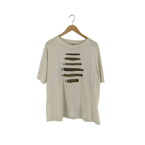 オニータ ONEITA コピーライト96 USA製 CIGARS Tシャツ メンズ import:XL