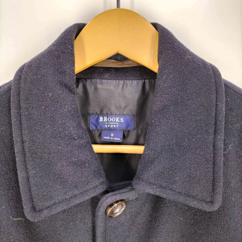ブルックス BROOKS 00s SPORT カシミヤ混 ステンカラーコート メンズ import:S