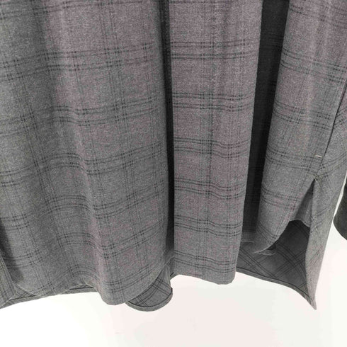 ミロック Milok 別注 チェック バンドカラー シャツ メンズ JPN:46