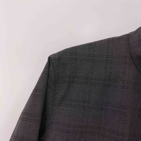 ミロック Milok 別注 チェック バンドカラー シャツ メンズ JPN:46