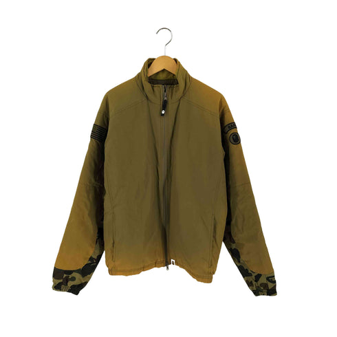 アベイシングエイプ A BATHING APE 袖カモ柄切替 ナイロンジャケット メンズ import:M