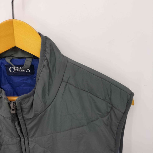 チャップス CHAPS ロゴ刺繍 ダウンベスト メンズ import:L