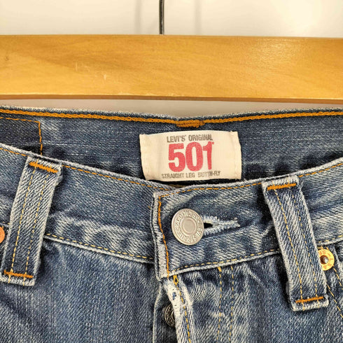 リーバイス Levis パキスタン製 501 ボタンフライ ストレート デニムパンツ メンズ 30inch
