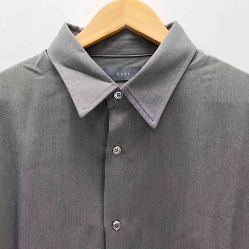 クレイル CLEL TR Loose Half Sleeve Regular Collor Shirt TR ルーズ半袖 レギュラーカラー シャツ メンズ JPN:XS