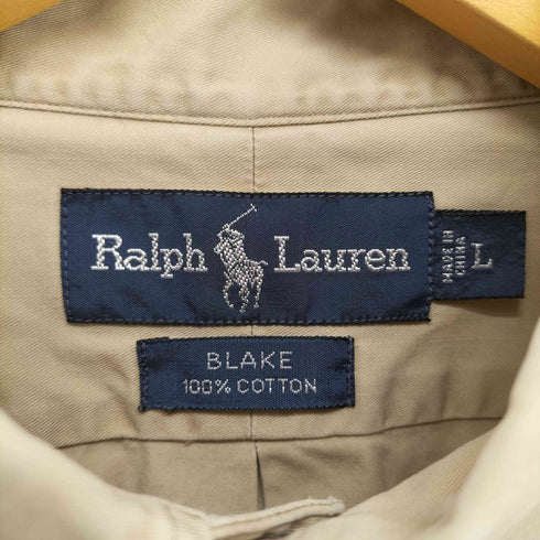 ラルフローレン RALPH LAUREN 90s BLAKE ポニー刺繍BDシャツ メンズ L