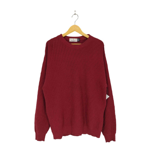ビルブラス BILL BLASS 90s USA製 クルーネックニット メンズ XL
