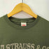 リーバイス Levis 90s USA製 STURAUSS & CO JEANS WEAR プリントロゴ コットンTシャツ メンズ import:L