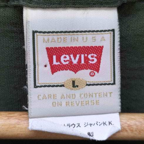 リーバイス Levis 90s USA製 STURAUSS & CO JEANS WEAR プリントロゴ コットンTシャツ メンズ import:L