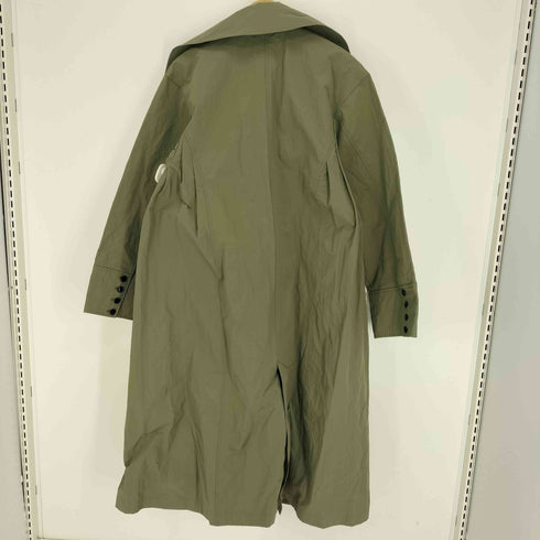 CIELAIR デカ襟 ウエストベルト トレンチ コート レディース JPN:M