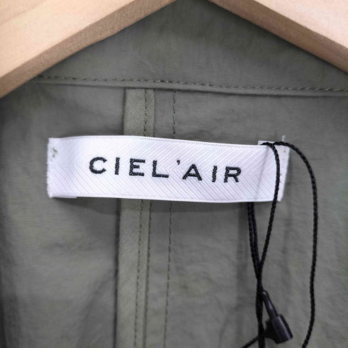 CIELAIR デカ襟 ウエストベルト トレンチ コート レディース JPN:M