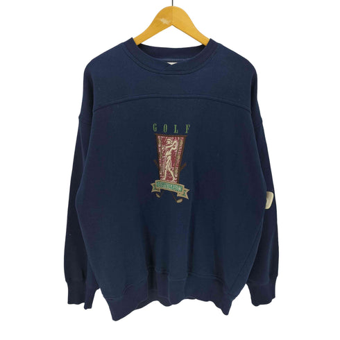 CRABLE SPORTSWEAR 90S GOLF エンブレムデザイン クルーネック スウェット メンズ import:L