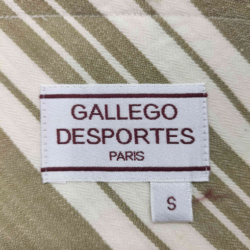 ギャレゴデスポート GALLEGO DESPORTES フランス製 リネンハーフコート レディース JPN:S