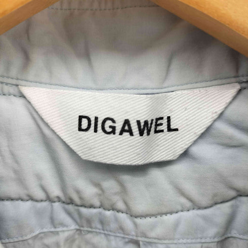 ディガウェル DIGAWEL アンゴラ 異素材切替 フリンジデザイン L/S シャツ メンズ JPN:1