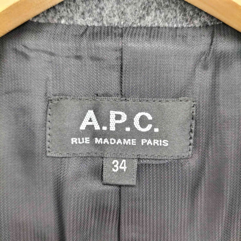 アーペーセー A.P.C. jules tournier社製 チェスターコート レディース JPN:34