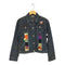 ヤックパック YAK PAK Japanese pattern 和柄パッチワークデザイン デニムジャケット Y2K レディース import:M
