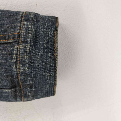 ヤックパック YAK PAK Japanese pattern 和柄パッチワークデザイン デニムジャケット Y2K レディース import:M