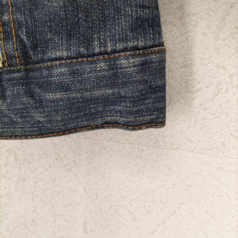 ヤックパック YAK PAK Japanese pattern 和柄パッチワークデザイン デニムジャケット Y2K レディース import:M