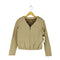 SPB pig leather エポレット付き ノーカラーレザージャケット レディース import:M