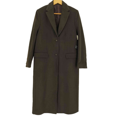 OF FICINE GENERALE カシミヤ混 2B ロング チェスター コート レディース 34