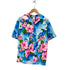 Sun Casuals 0f Hawaii 総柄 花柄 ハイビスカス 開襟 オープンカラー S/S アロハシャツ メンズ import:M