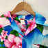 Sun Casuals 0f Hawaii 総柄 花柄 ハイビスカス 開襟 オープンカラー S/S アロハシャツ メンズ import:M