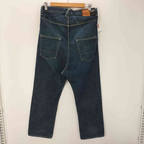 コムデギャルソンガンリュウ COMME des GARCONS GANRYU AD2008 09SS 革パッチ サルエル デニム パンツ メンズ JPN:S