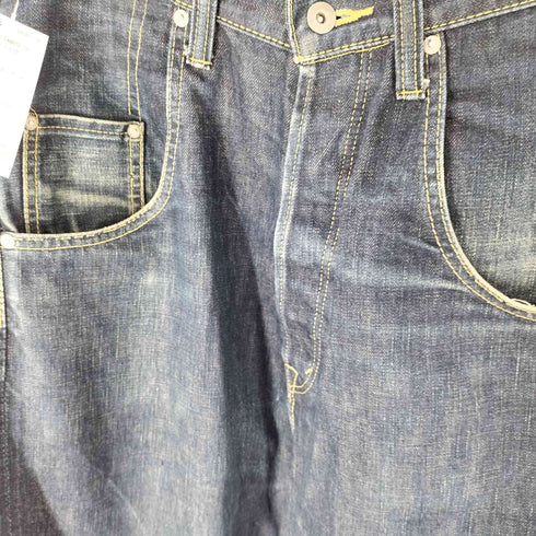 コムデギャルソンガンリュウ COMME des GARCONS GANRYU AD2008 09SS 革パッチ サルエル デニム パンツ メンズ JPN:S