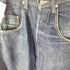 コムデギャルソンガンリュウ COMME des GARCONS GANRYU AD2008 09SS 革パッチ サルエル デニム パンツ メンズ JPN:S
