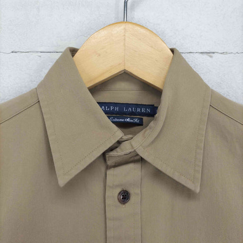 ラルフローレン RALPH LAUREN レザーエルボーパッチ L/Sシャツ レディース JPN:2