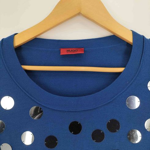ヒューゴボス HUGO BOSS スパンコールプルオーバーニット レディース