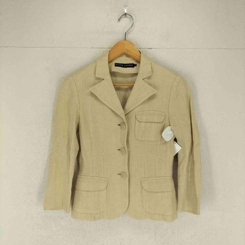 ラルフローレン RALPH LAUREN リネンテーラードジャケット ショーツセットアップ レディース