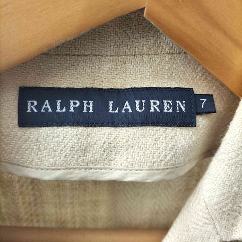 ラルフローレン RALPH LAUREN リネンテーラードジャケット ショーツセットアップ レディース
