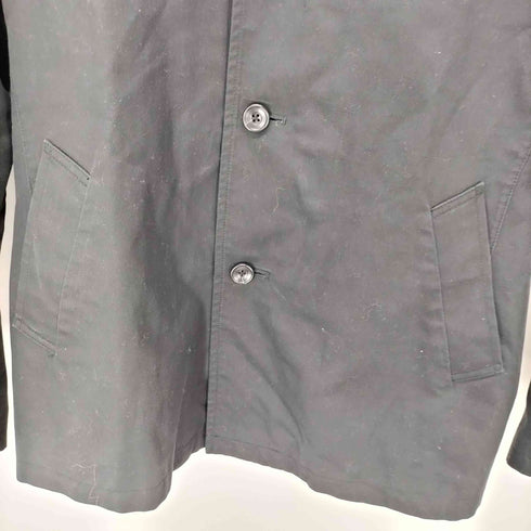 エディーバウアー Eddie Bauer チンストラップ コットン ステンカラー コート ハーフ コート メンズ import:M