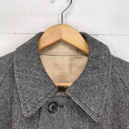ジェイプレス J.PRESS リバーシブル ヘリンボーン ステンカラーコート メンズ 170-93-76