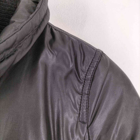 ディーゼル DIESEL ニットドッキングナイロンライダースジャケット レディース import:XS