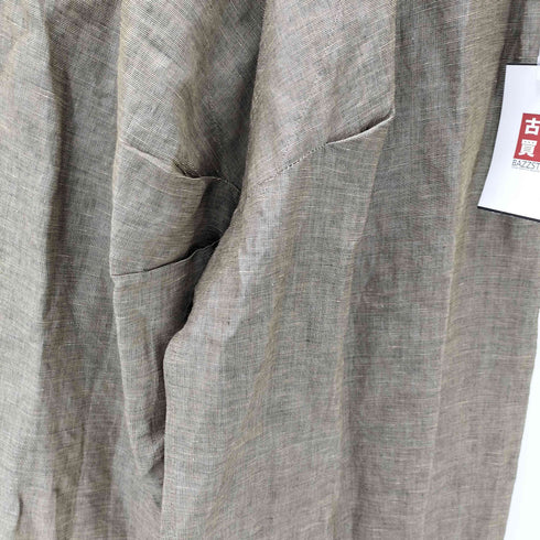 マックスマーラ MAX MARA 白タグ リネンカシュクールワンピース レディース