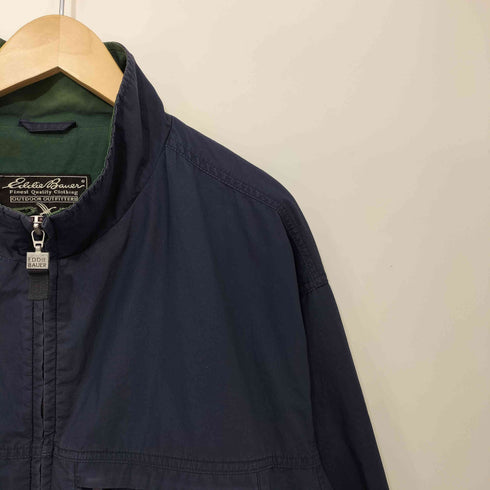 エディーバウアー Eddie Bauer 90s コットン ジップアップブルゾン マウンテンパーカー メンズ import:L