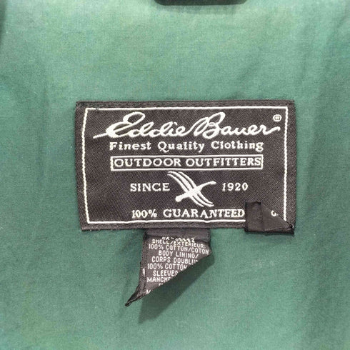 エディーバウアー Eddie Bauer 90s コットン ジップアップブルゾン マウンテンパーカー メンズ import:L