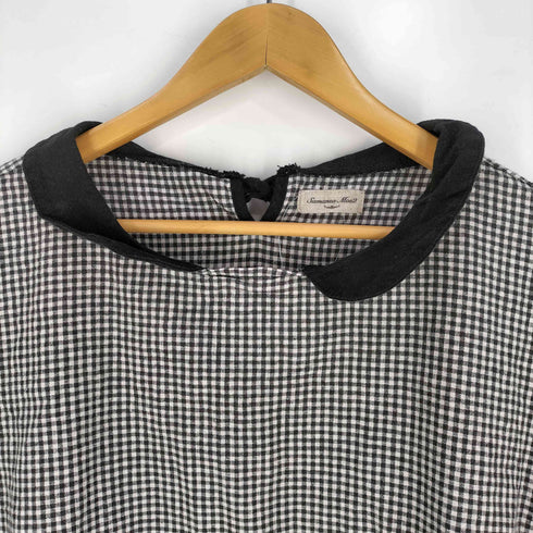 サマンサモスモス samansa Mos2 クレリックラウンドカラーブラウス レディース FREE