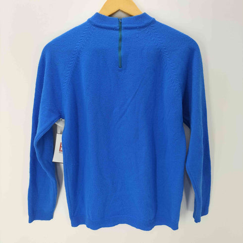 Acrylic Fibre virgin バージンウール バックジップ ニット セーター レディース 38