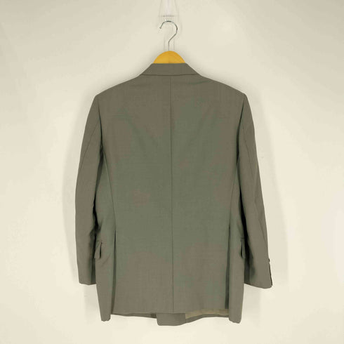 バーバリーズ BURBERRYS WOOL MOHAIR ロゴボタン ダブルテーラードジャケット メンズ