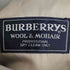 バーバリーズ BURBERRYS WOOL MOHAIR ロゴボタン ダブルテーラードジャケット メンズ