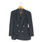 バーバリーズ BURBERRYS WOOL MOHAIR ロゴボタン ダブルテーラードジャケット メンズ