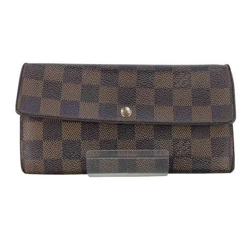 ルイヴィトン LOUIS VUITTON ダミエ ポルトフォイユサラ 長財布 レディース