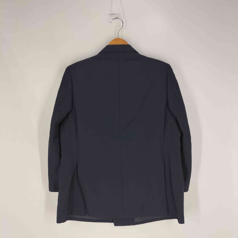 バーバリーズ BURBERRYS TASMANIA WOOL ロゴボタン ダブル 紺ブレザー メンズ