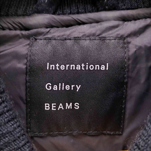 ビームス BEAMS International Gallery 25AW メルトン バーシティ ジャケット ダウン ブルゾン 850フィルパワー メンズ JPN:L