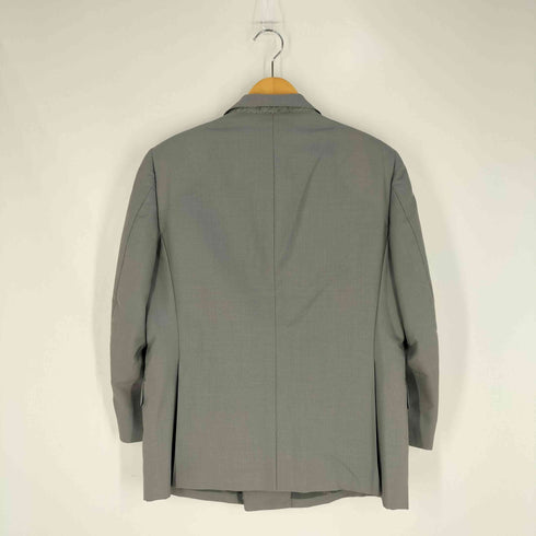 バーバリーズ BURBERRYS WOOL MOHAIR ロゴボタン ダブルテーラードジャケット メンズ