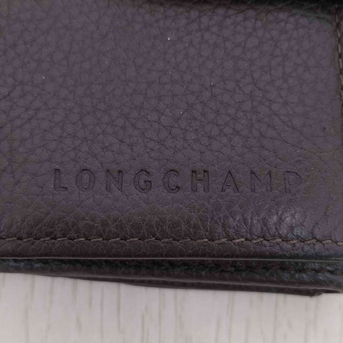 ロンシャン LONGCHAMP シボレザー二つ折り財布 レディース
