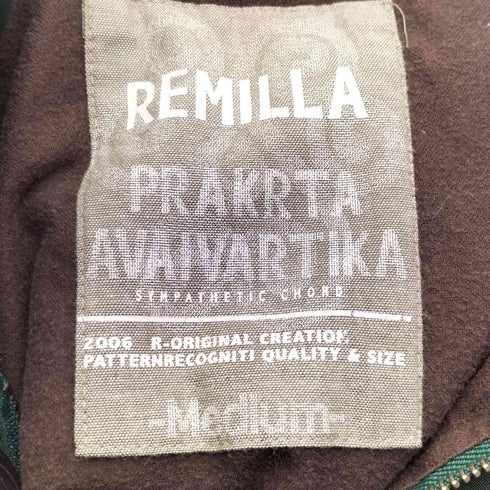 レミーラ remilla 猫目ボタン ナイロン ジップアップ コルク ジャケット メンズ JPN:M