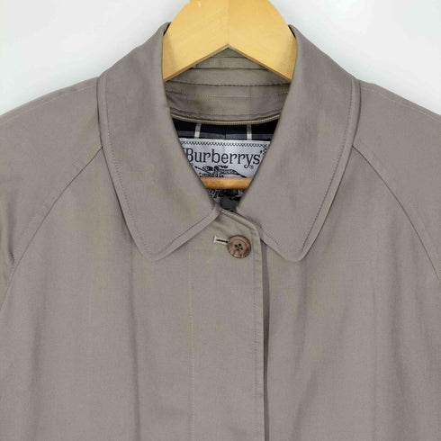 バーバリーズ BURBERRYS 裏地チェック ステンカラーコート レディース